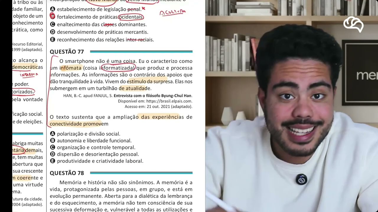 Resolução em Vídeo — Questão 77 ENEM 2025 Belém