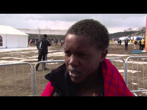WXC Bydgoszcz 2013 - Interview: Faith Kipyegon KEN