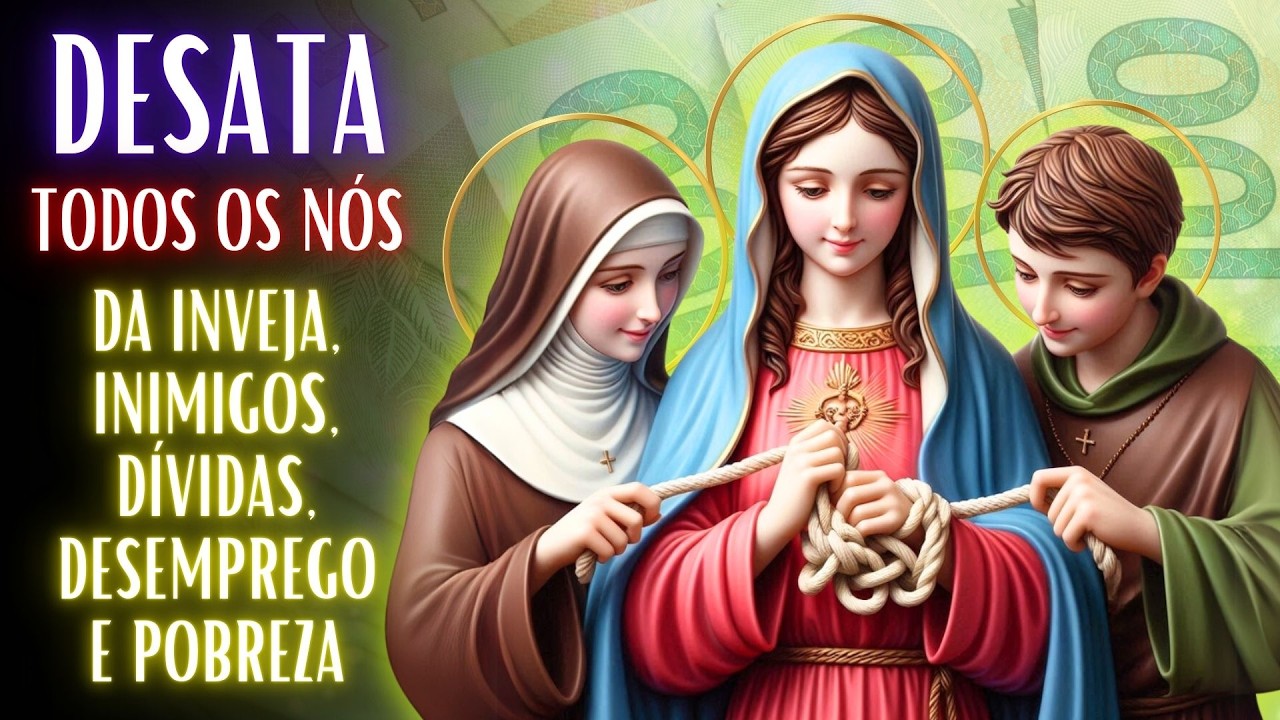 💸SANTA EDWIGES, SÃO CONO E DESATADORA DOS NÓS DESATA A INVEJA, FINANÇAS E DÍVIDAS