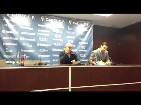 Claudio Barragán, tras el choque del Cádiz ante La Hoya Lorca