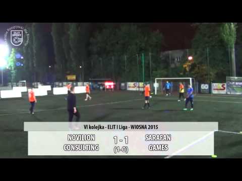 NOVILION CONSULTING 3:6 SARAFAN GAMES - ELIT I Liga WIOSNA 2015