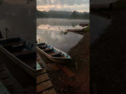 Amanhecer na Represa Mourão #lago #acampamento #amanhecer  #pescaria #fishing #camping