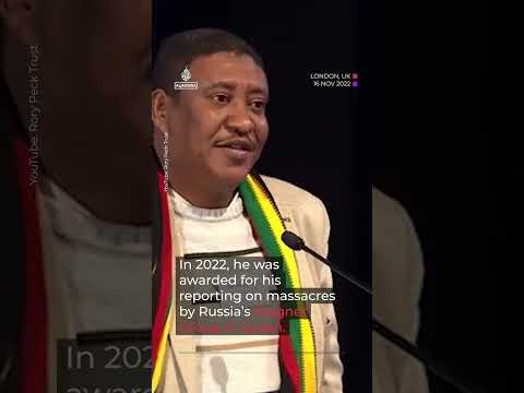 Sudanese journalist denied UK visa to collect prestigious award | AJ #shorts