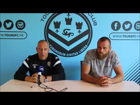 Saison 2018-2019 J1 - Avant-match / SO Cholet - Tours FC     René Lobello et Rodéric Filippi