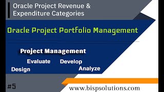 Oracle Project Revenue & Expenditure Categories