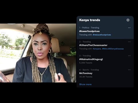 CAROLINE MUTOKO  SAYS  KENYANS HAVE A TOOTHPICK MEMORY