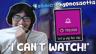 my editor was challenged to a 1v1...