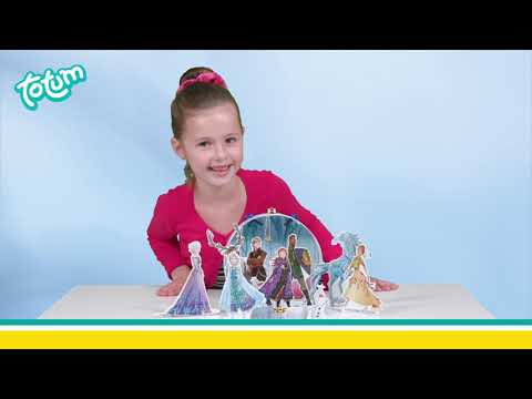 TOTUM kūrybinis rinkinys Frozen 2 Deimantinės tapybos studija, 681224