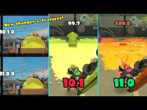 Splatoon 3 11.0 vs 10.1 Balance PATCH COMPARISON + New Features!