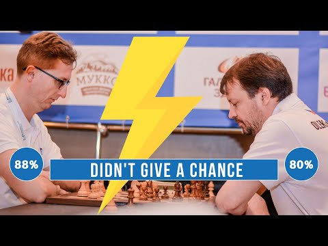 GM Mykhaylo Oleksiyenko UKR, 2572 - GM Alexey Kislinsky CZE, 2355. Saint Charbel Chess Cup 2.