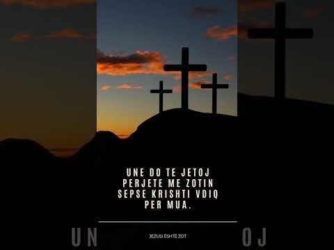 Krishti vdiq per ty! Perendia, I madherishmi e beri kete per ty. #jezus #krishti #shqip #shqiperi