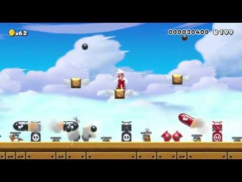 Super Mario Maker Levels: "Bowser's Big Fleet: Airship #8"