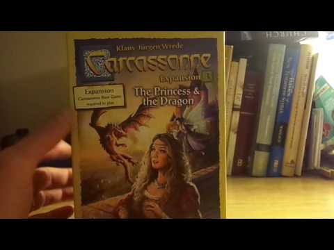 The Welcome Mat Unboxes and Reviews: Carcassonne Expansion #3 The Princess and the Dragon