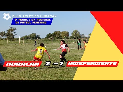 Huracán de Soledad vs Independiente de la Pelada 5ª Fecha de la Liga Regional de Fútbol Femenino