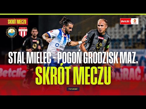 SUMMARY: STAL MIELEC - POGOŃ GRODZISK MAZOWIECKI. WINNING GOAL IN THE 94TH MINUTE! BETCLIC 1 LIGA