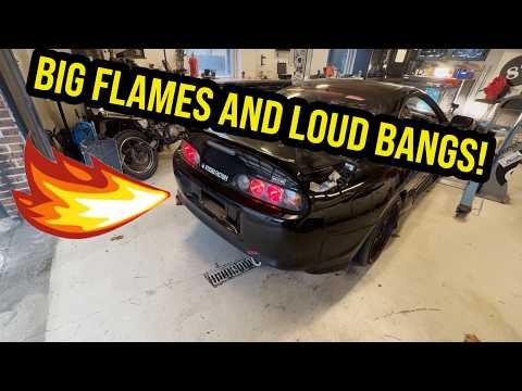 Supra Build Part 3 - First drive with Precision turbo on the 2JZ Supra