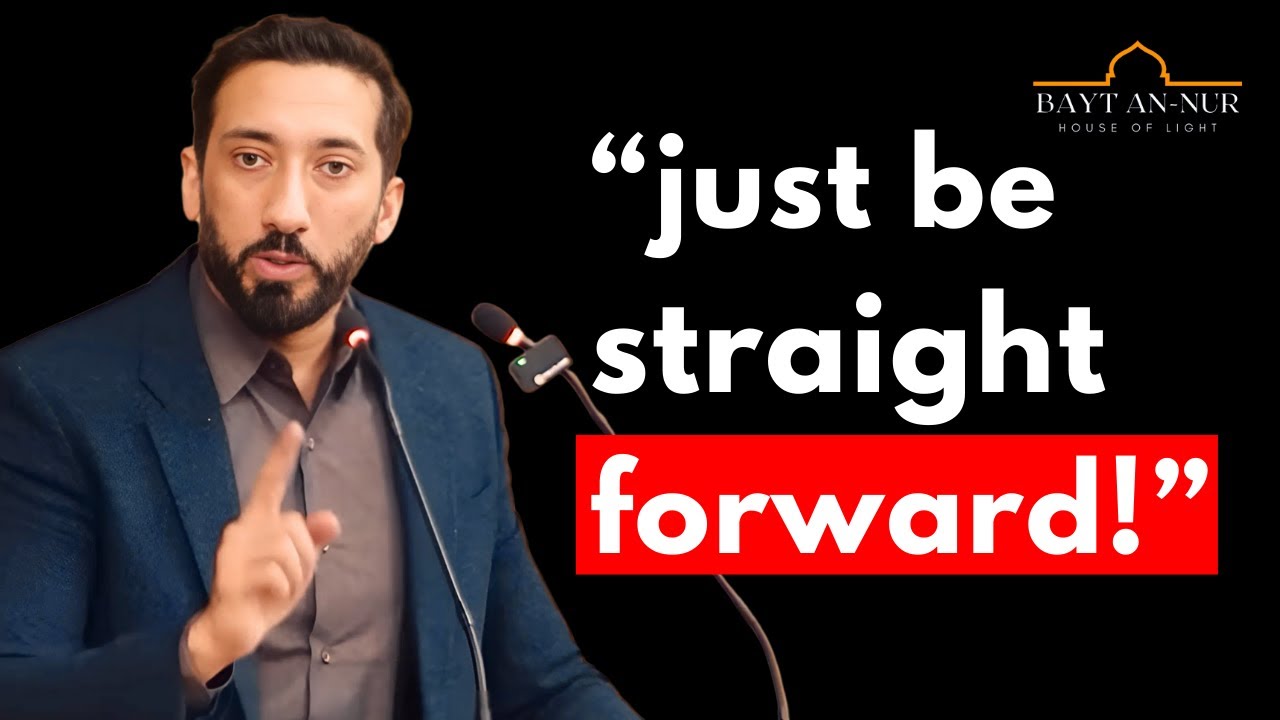 "When you don't have TAQWA of ALLAH" - Nouman Ali Khan
