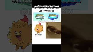 Qué Starter de Pokémon Viento y Pokémon Oleaje de la décima Generación eliges #pokemon #clips #memes
