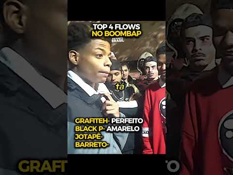 TOP 4 RIMAS no BOOMBAP!🔥 (Só as melhores)