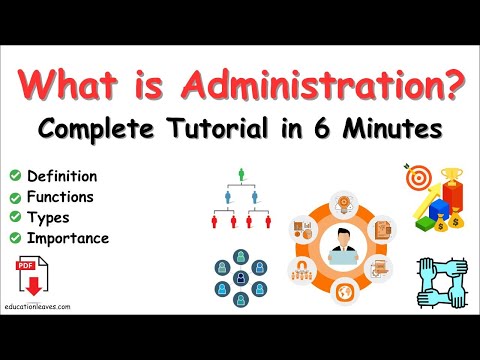 What is an Administration? | Types, Functions, Importance of Administration