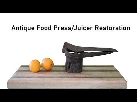 Antique Food Press/Juicer Restoration