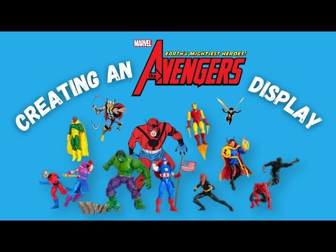 Creating a Marvel Legends AVENGERS Display