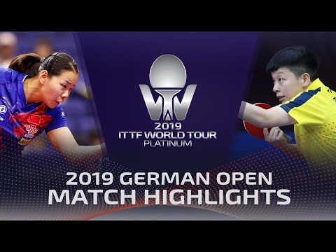 [2019 ITTF German Open] Gu Yuting vs Zeng Jian 2019.10.10