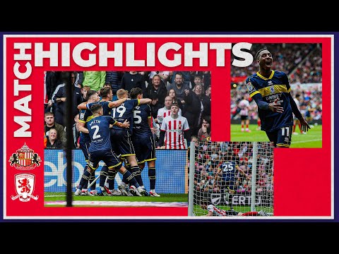 Highlights | Sunderland 0 Boro 4 | Matchday 11
