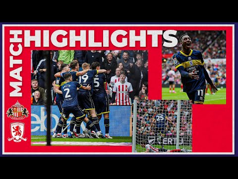 Highlights | Sunderland 0 Boro 4 | Matchday 11