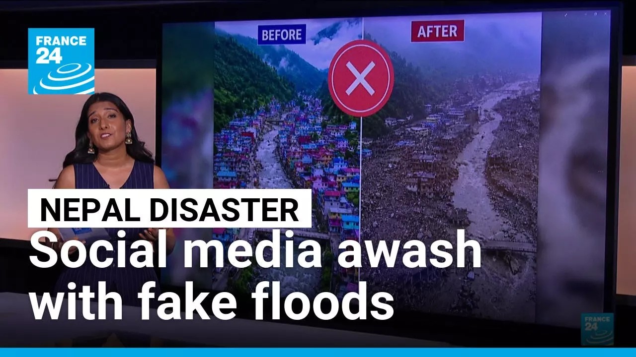 Nepal disaster: fake and AI images flood social media as deaths mount • FRANCE 24 English