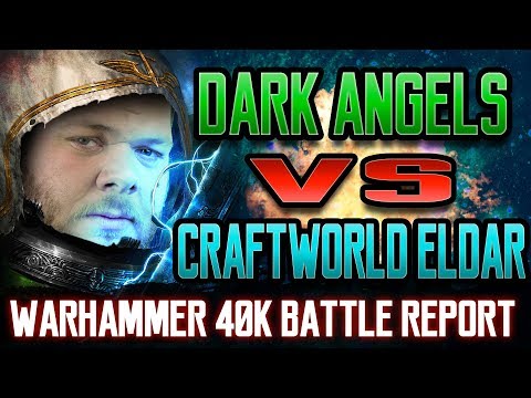 Dark Angels Raven Wing vs Craftworld Eldar Warhammer 40k Battle Report Ep 73