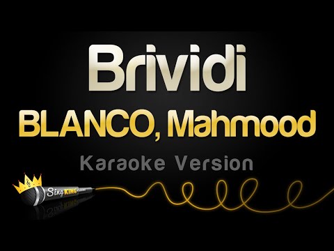 BLANCO, Mahmood - Brividi (Karaoke Version)