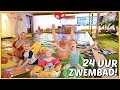 24 UUR OVERLEVEN iN ONS ZWEMBAD! ? | Bellinga Vlog #2239