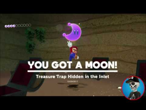 Super Mario Odyssey Guide Seaside Kingdom Power Moon # 22