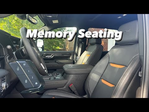 How to Set Your Memory Seating on Your GMC Sierra