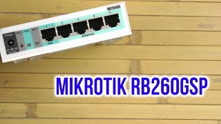 Mikrotik RB260GSP (CSS106-1G-4P-1S) - відео 1