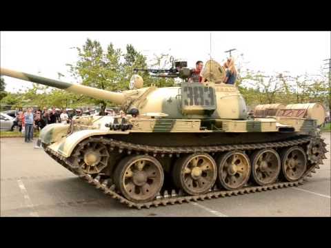 T-55 tank vs cars!