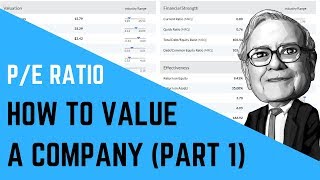 The P/E Ratio Explained! | Best Way To Value A Stock (Part 1)