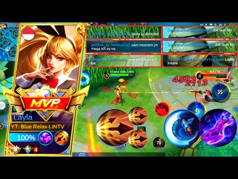 Layla High Damage Insane Lifesteal | Layla Best Build In 2022 | Top Build Global Layla 🔥