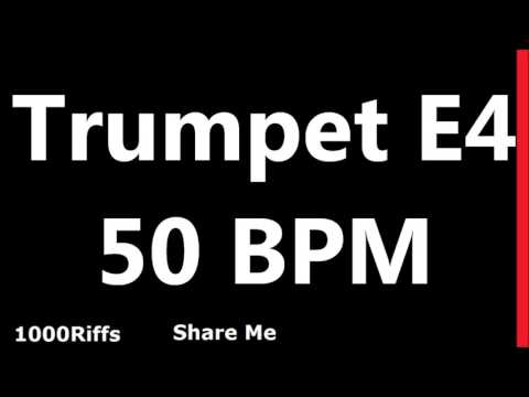 Trumpet Metronome E4 : 50 BPM : Beats Per Minute
