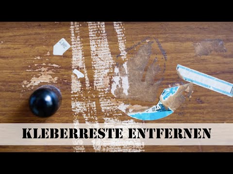Klebstoffreste entfernen