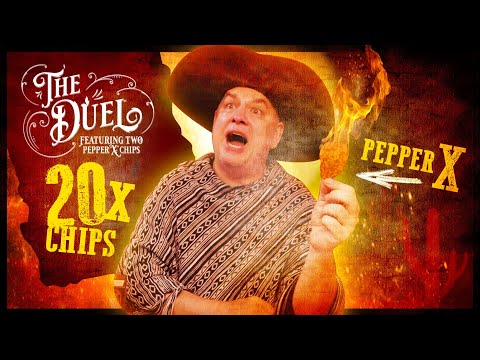 20X The Chip Duel "Pepper X" Challenge | WORLD RECORDS