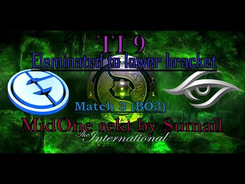EG VS SECRET 3 (BO3) - TI9 - UPPER BRACKET - MidOne AGAIN FAILED TO SUMAIL!