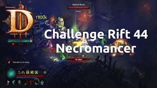 Diablo 3 - Challenge Rift - Rift 44 - Necromancer - Epic Failure