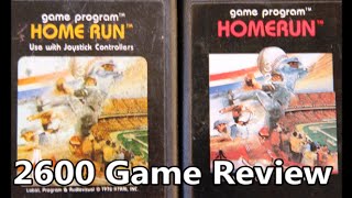 Home Run Atari 2600 Review - The No Swear Gamer Ep 161