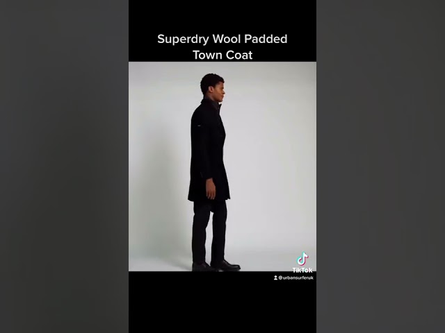 Vídeo relacionado con Superdry Chaqueta con capucha para hombre con logotipo, Borgoña Satén Lavado, XXL
