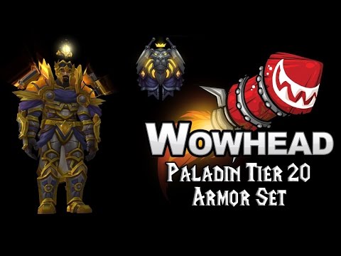 Paladin Tier 20 Armor Set - Radiant Lightbringer Armor