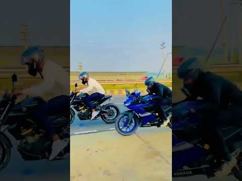 Race Time🔥 R15 v3 vs MT 15 #dragrace