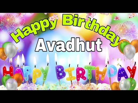 आपके नाम का गाना #HappybirthdayAvadhut#अवधुत# Happy Birthday song for Avadhut ...Comment your Name.