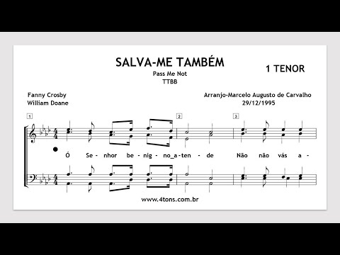 TTBB 0010 1T SALVA ME TAMBÉM 1 TENOR MIDI